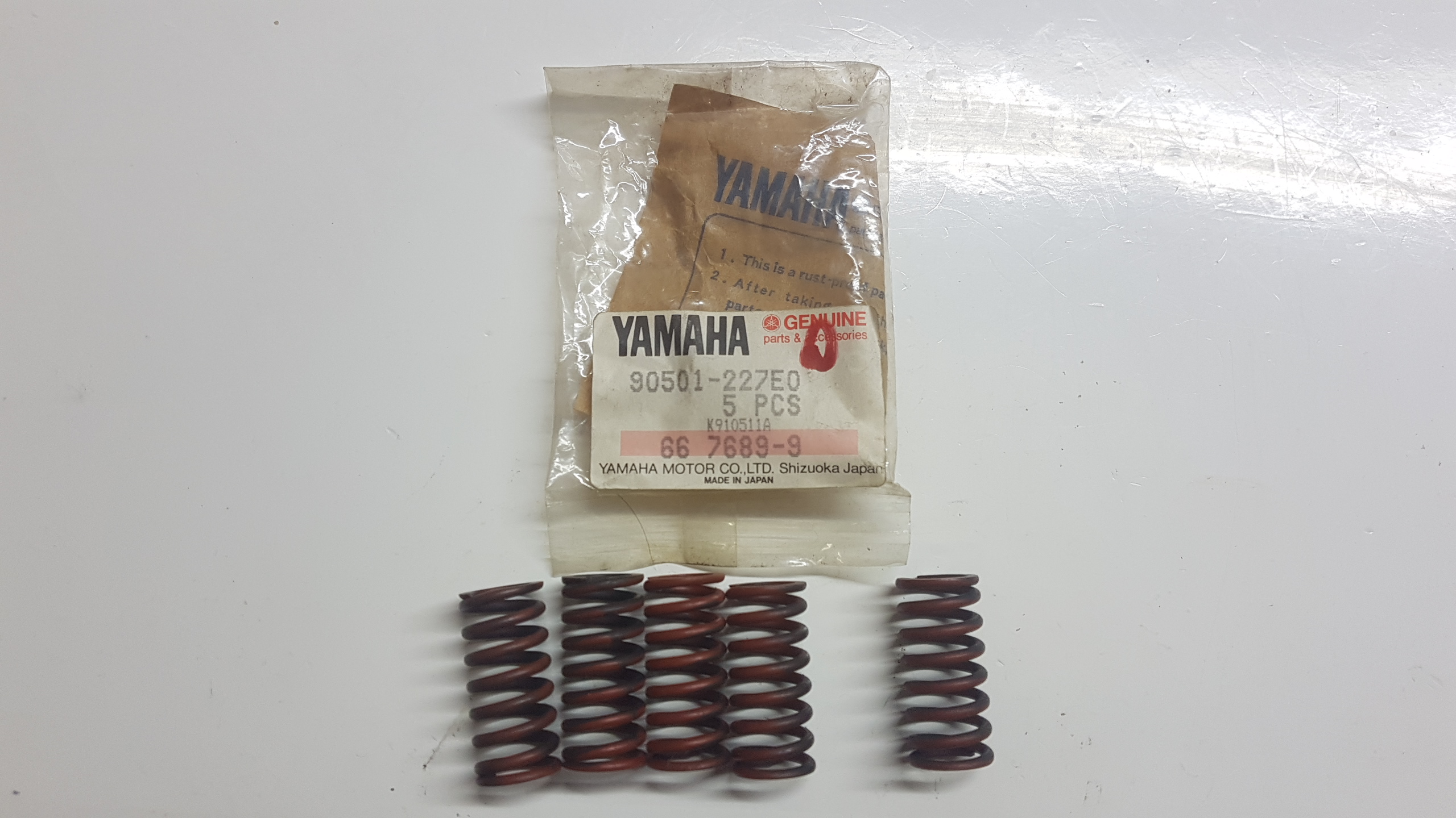 YAMAHA FZR400 90-94 FZR600 Genesi 89-97 kit 5 molle frizione 90501-227E0