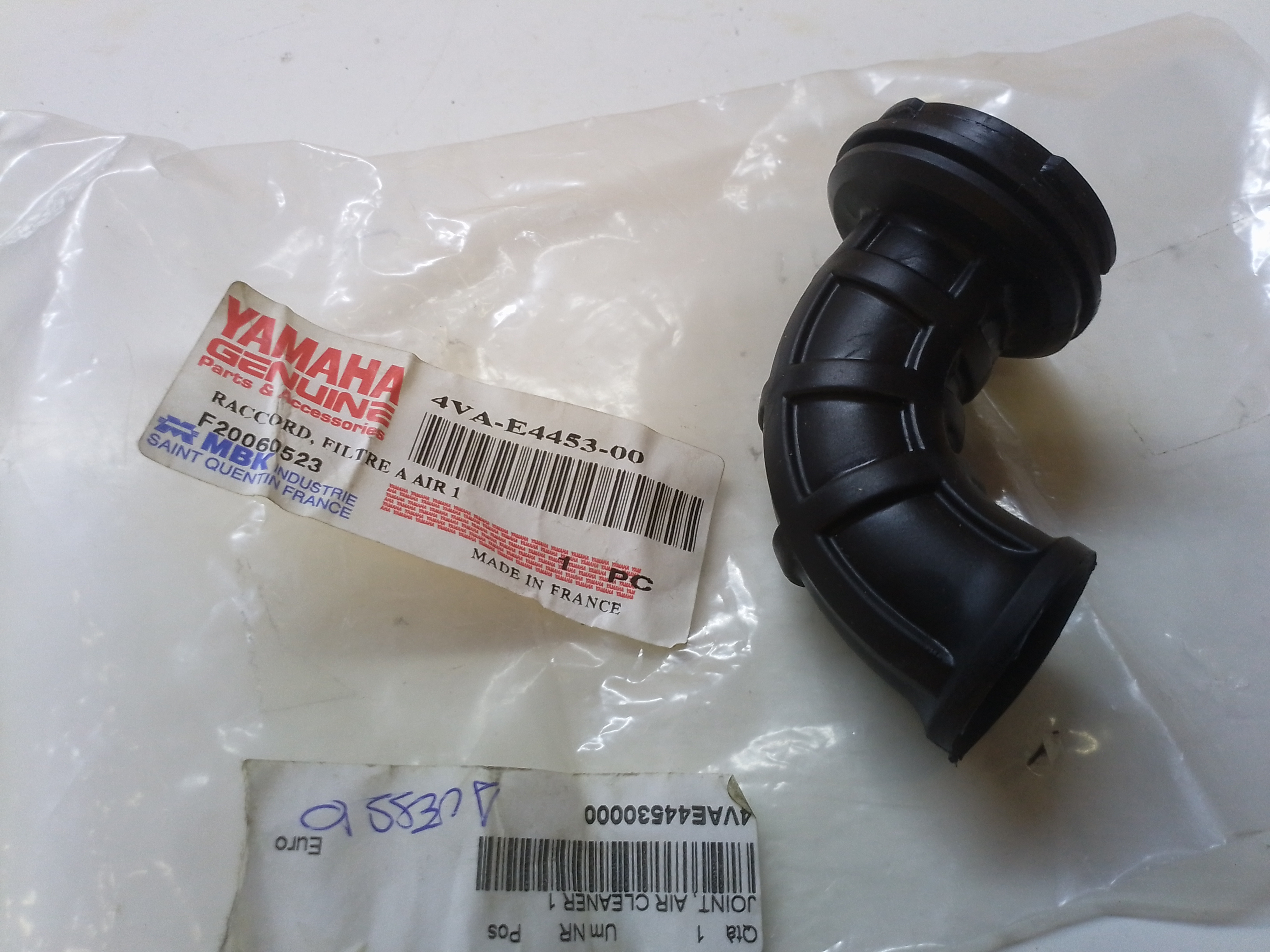 YAMAHA booster condotto manicotto filtro aria 4vae445300