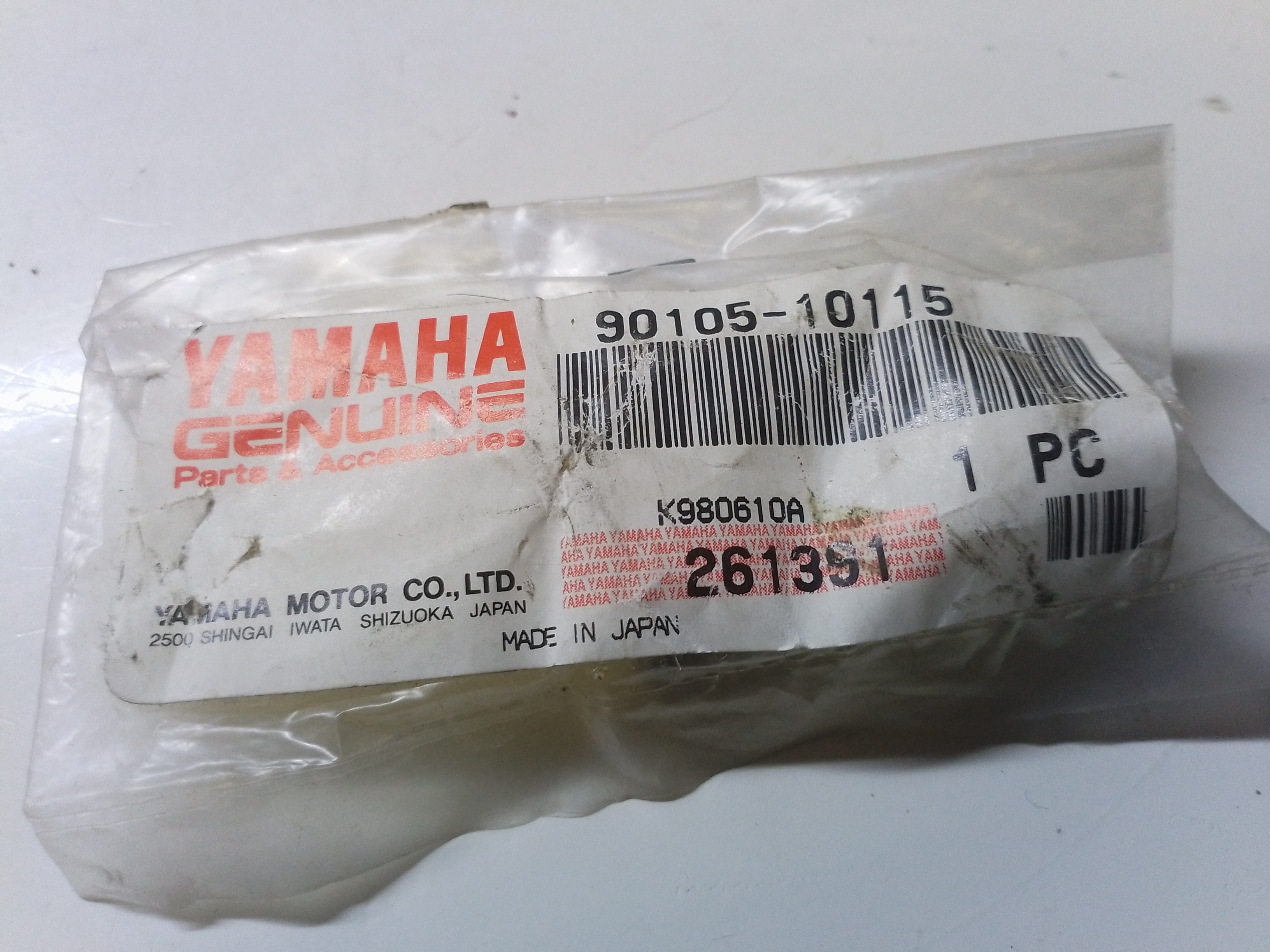 YAMAHA nxc 125 bullone scarico 9010510115