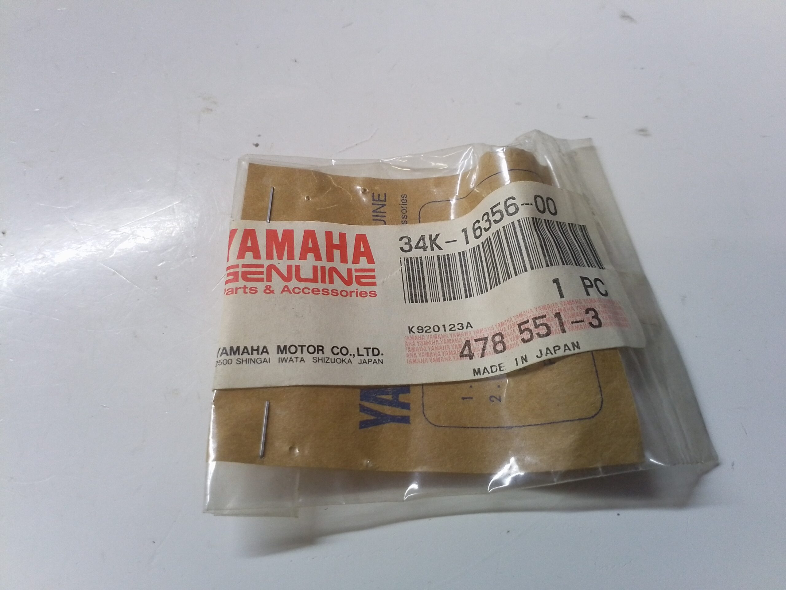YAMAHA tt 600 vite frizione 34k1635600 new 5y1163560000