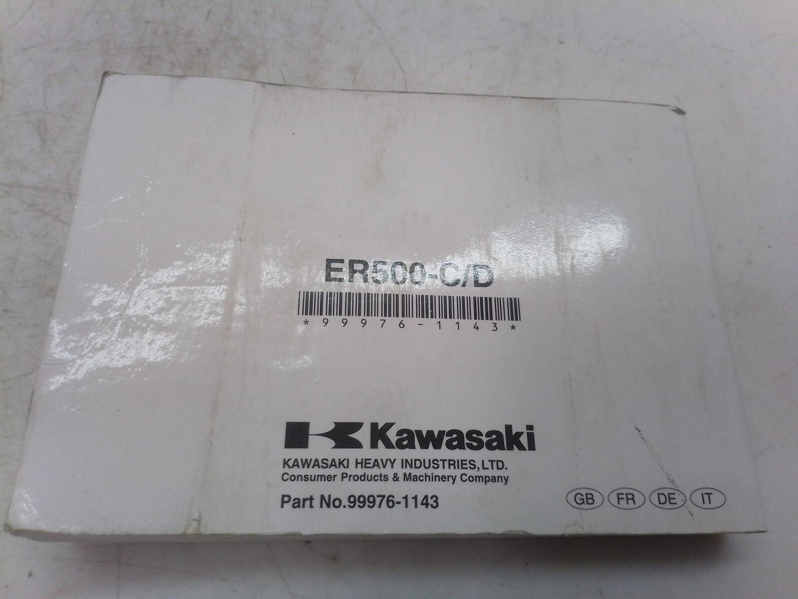 Kawasaki ER 5 03 il libretto uso e manutenzione 999761143